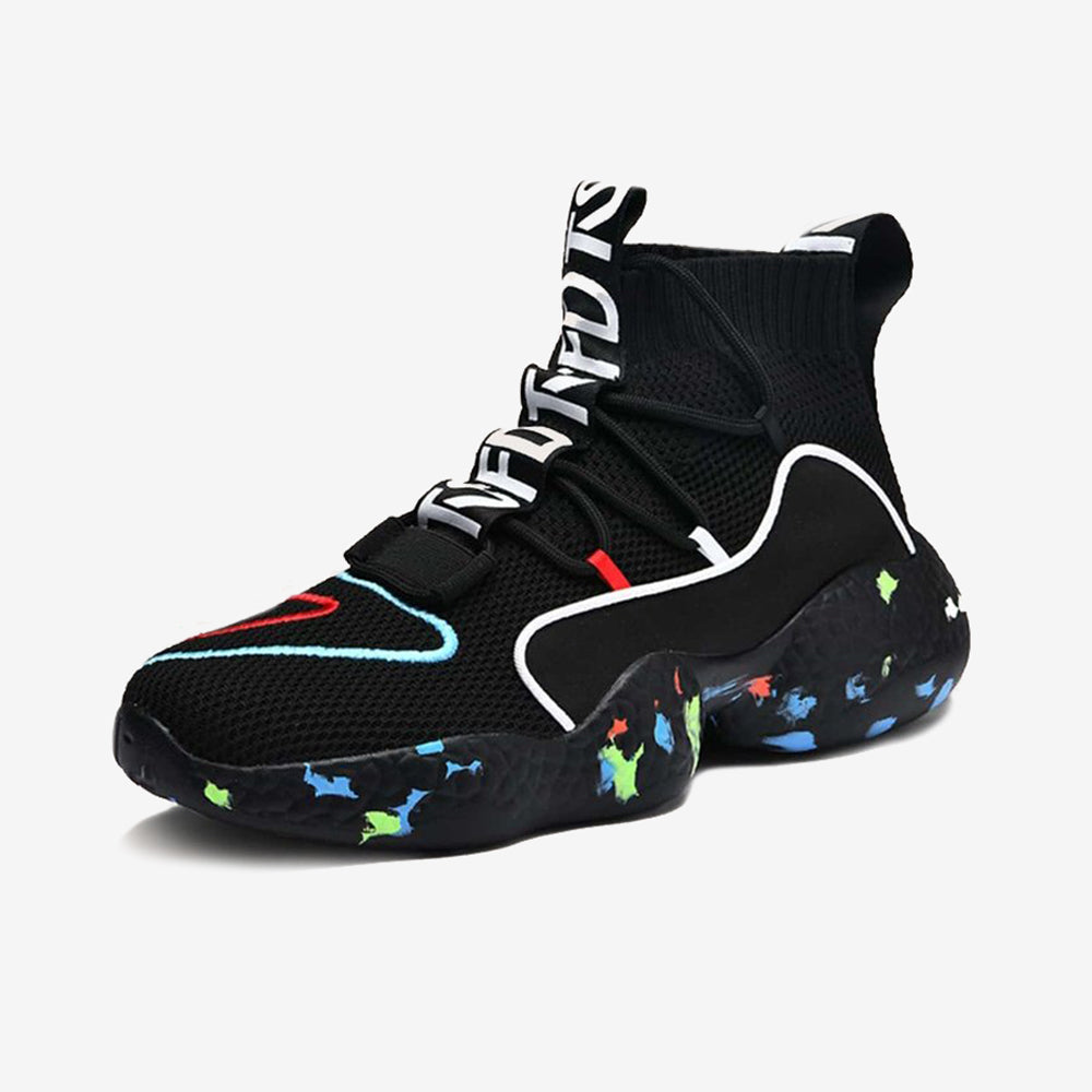 Graphic High Top Sneakers