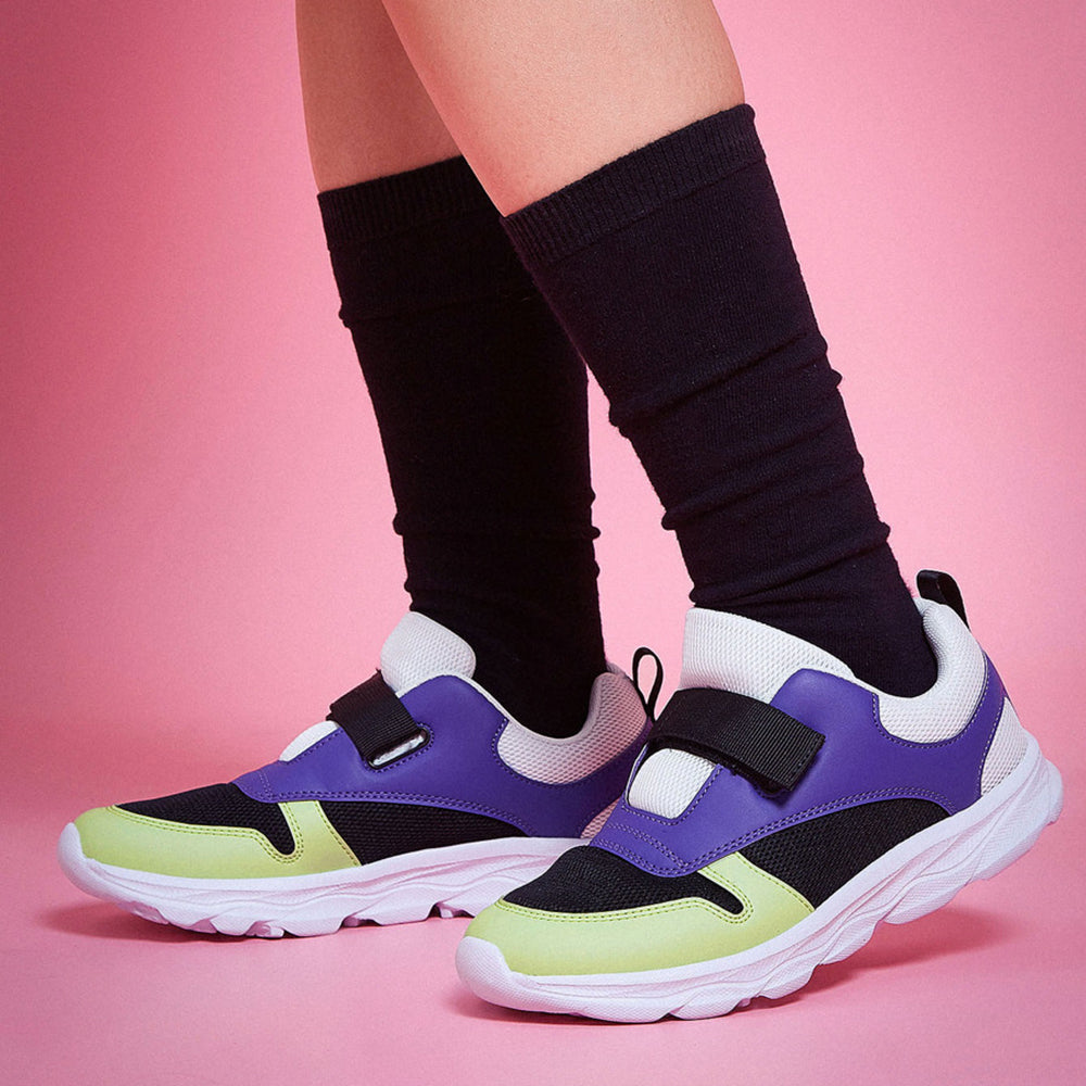 Color Block Slip-On Sneakers